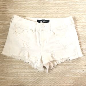 White Express Shorts